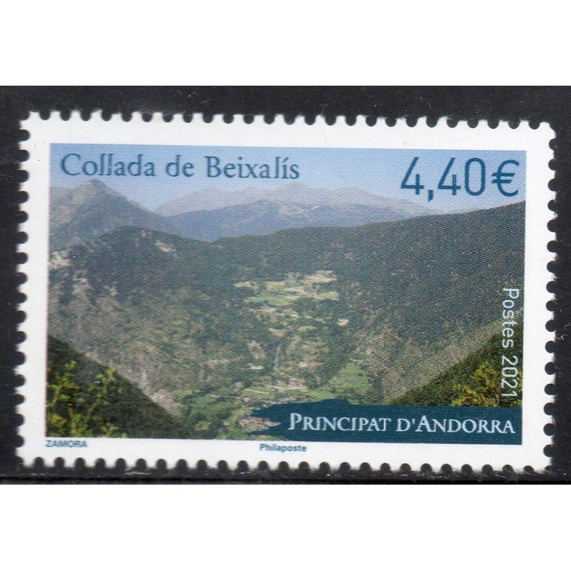 Timbre Andorre Yvert No 855 Collada de Beixalis neuf ** 2021