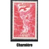 Timbre Andorre Poste Aérienne Yvert 3 Valira de l'Orient 200 francs neuf * charnière 1955