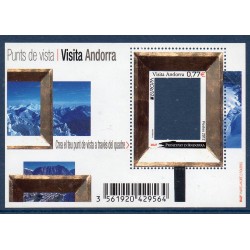 Timbres Andorre Bloc Yvert No F724 Europa Tourisme neuf ** 2012