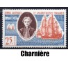 Timbre TAAF Yvert No 18 Yves Joseph de Kerguelen Trémarec neuf * charnière 1959