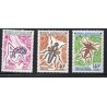 Timbres TAAF Yvert No 40-42 Insectes neufs ** 1972