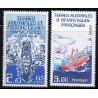 Timbres TAAF Yvert No 120-121 Mission antarctique, Navires neufs ** 1986