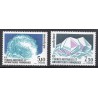 Timbres TAAF Yvert No 144-145 minéraux neufs ** 1989