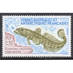 Timbre TAAF Yvert No 166 Légine australe neuf ** 1992