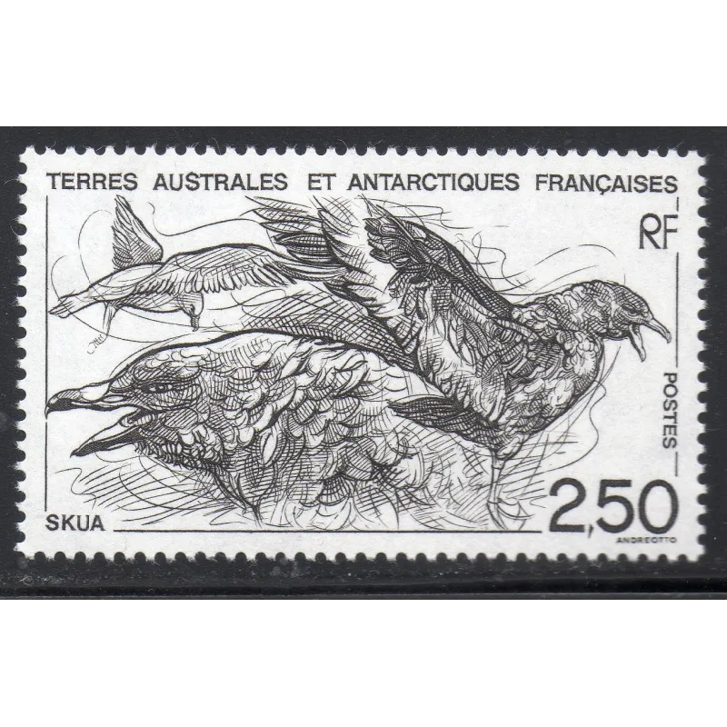 Timbre TAAF Yvert No 176 Skua neuf ** 1993 Timbre TAAF Yvert No 176 Skua neuf ** 1993