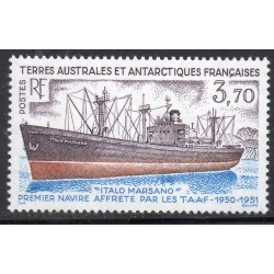 Timbre TAAF Yvert No 179 Navire Italo Marsano neuf ** 1993