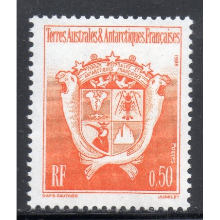 Timbre TAAF Yvert No 194 Armoiries neuf ** 1995