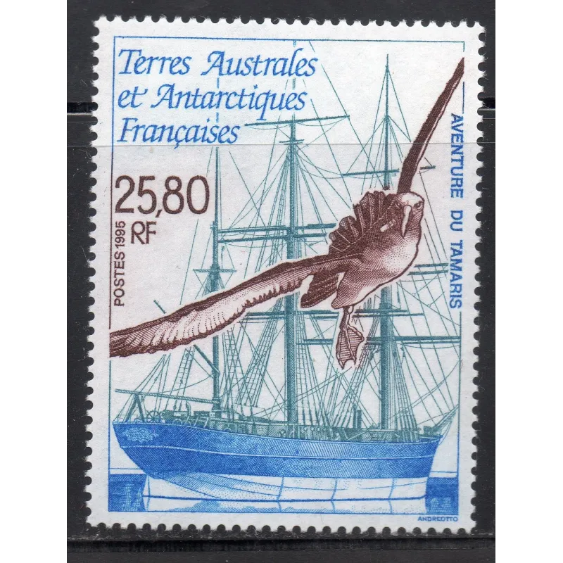 Timbre TAAF Yvert No 201 Aventure du Tamaris neuf ** 1995