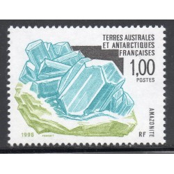 Timbre TAAF Yvert No 203 Amazonite neuf ** 1996
