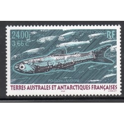 Timbre TAAF Yvert No 268 poisson lanterne neuf ** 2000