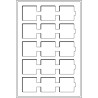 Plateaux TAB avec 15 cases pour cadres cartonnés et capsules QUADRUM