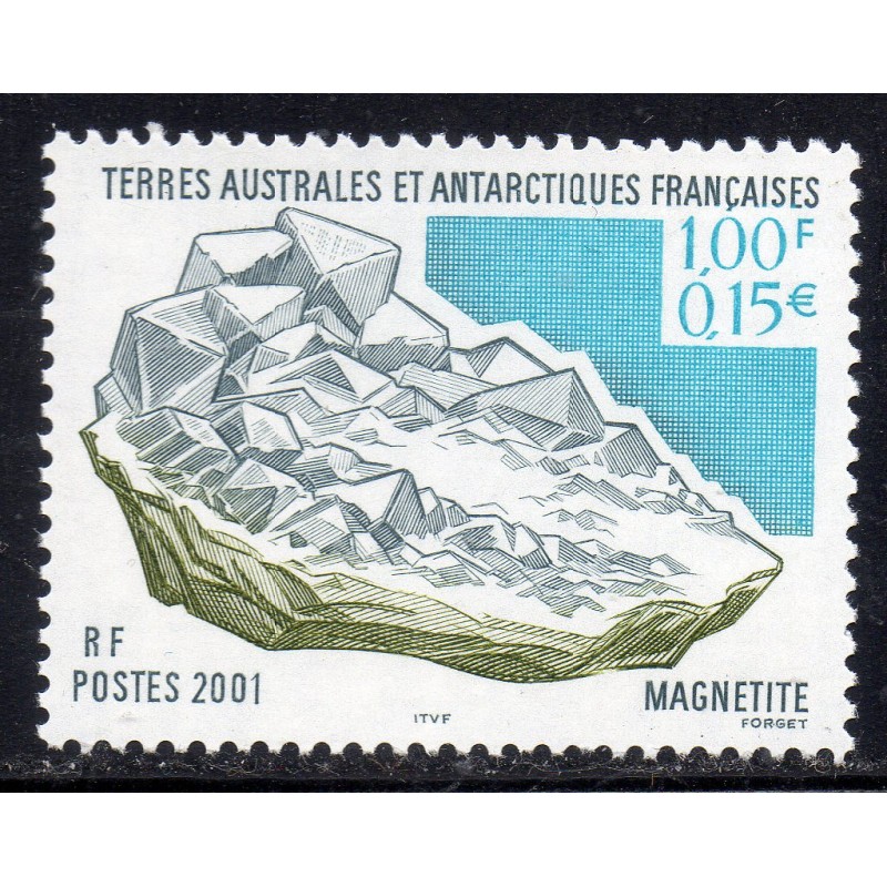 Timbre TAAF Yvert No 287 Magnetite neuf ** 2001