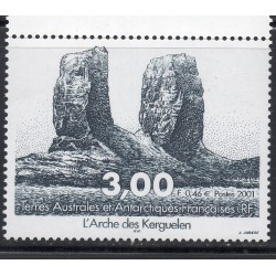 Timbre TAAF Yvert No 296 Arche des Kerguelen neuf ** 2001