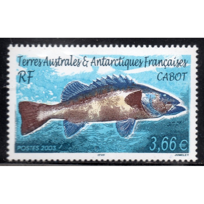 Timbre TAAF Yvert No 359 Cabot neuf ** 2003 Timbre TAAF Yvert No 359 Cabot neuf ** 2003