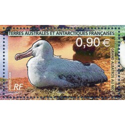 Timbre TAAF Yvert No 452 Grand Albatros au nid neuf ** 2006
