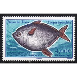 Timbre TAAF Yvert No 456 Poisson des dieux neuf ** 2007