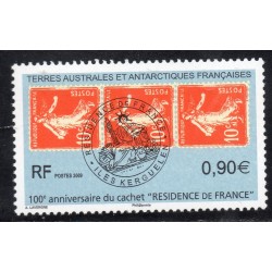 Timbre TAAF Yvert No 526 cachet Résidence de France neuf ** 2009
