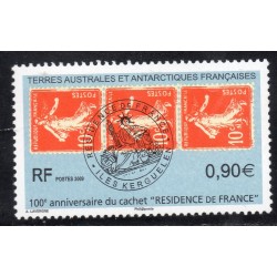 Timbre TAAF Yvert No 526 cachet Résidence de France neuf ** 2009