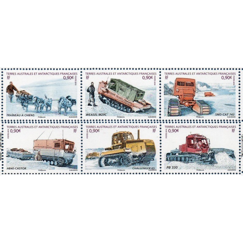 Timbre TAAF Yvert No 560-565 Moyens de Transport neuf ** 2010