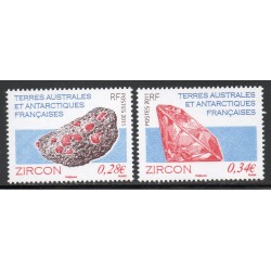 Timbre TAAF Yvert No 578-579 Les Zircons neuf ** 2011