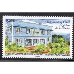 Timbre TAAF Yvert No 596 La Maison orée Réunion neuf ** 2011