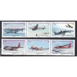 Timbre TAAF Yvert No 612-617 Avions Polaires neuf ** 2012