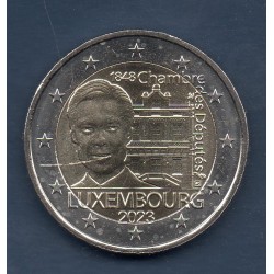 2 euro commémorative Luxembourg 2023 Chambre des députés piece de monnaie €