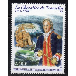 Timbre TAAF Yvert No 646 Le chevalier de Tromelin neuf ** 2013