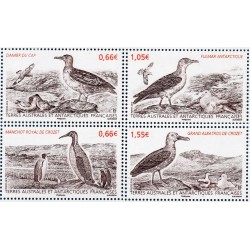 Timbre TAAF Yvert No 693-696 Oiseaux Marins Austraux neuf ** 2014