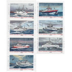Timbre TAAF Yvert No 754-760 Flotille de Peche neuf ** 2015