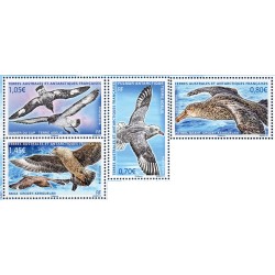 Timbre TAAF Yvert No 770-773 Oiseaux des terres Australes neuf ** 2016