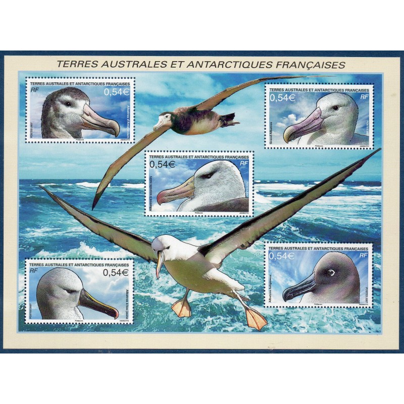 Timbres TAAF Bloc Yvert No 17 les Albatros neuf ** 2007