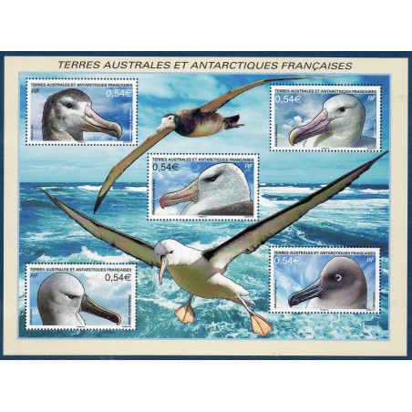 Timbres TAAF Bloc Yvert No 17 les Albatros neuf ** 2007