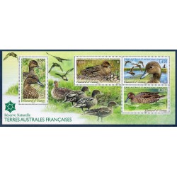 Timbres TAAF Bloc Yvert No F649 les Canards neuf ** 2013