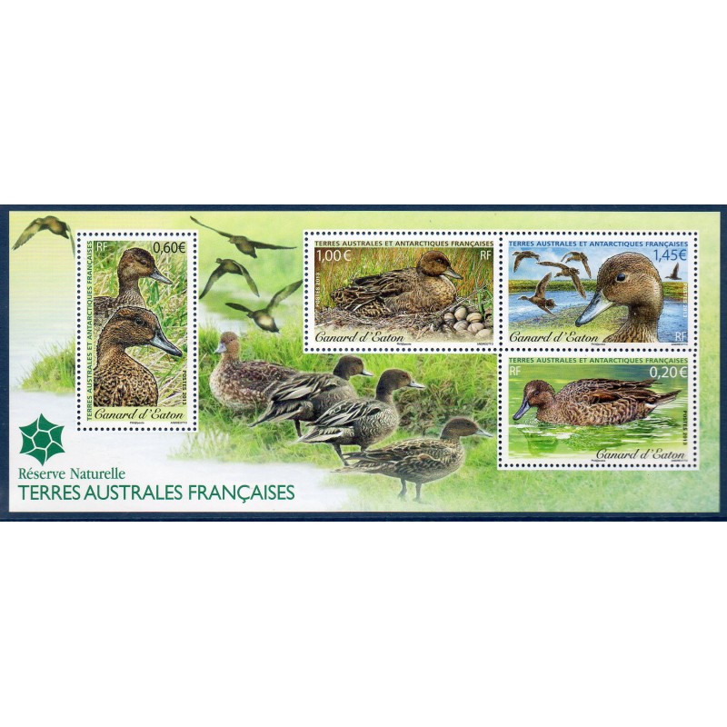 Timbres TAAF Bloc Yvert No F649 les Canards neuf ** 2013