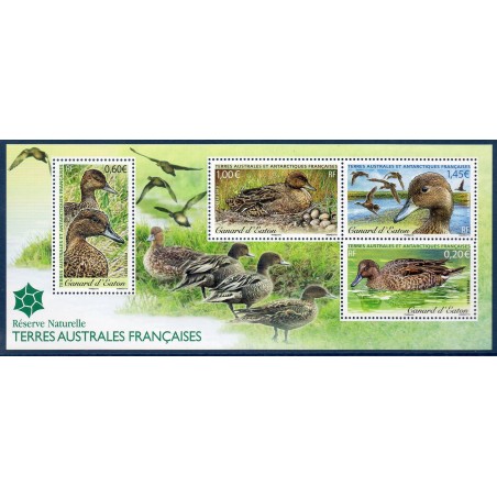 Timbres TAAF Bloc Yvert No F649 les Canards neuf ** 2013