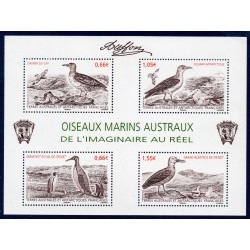 Timbres TAAF Bloc Yvert No F693 Oiseaux marins Austraux neuf ** 2014