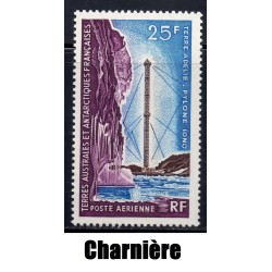 Timbre TAAF Poste aerienne Yvert 13 Terre Adélie - Pylone Iono neuf * 1966