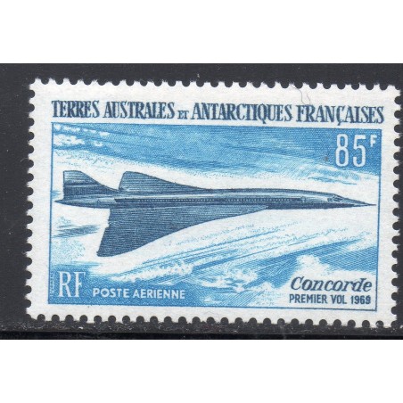 Timbre TAAF Poste aerienne Yvert 19 Le Concorde neuf ** 1969