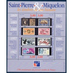 Timbres Saint Pierre et Miquelon Bloc 6 Philexfrance neuf ** 1999