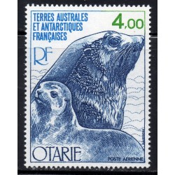 Timbre TAAF Poste aerienne Yvert 54 Otarie neuf ** 1978