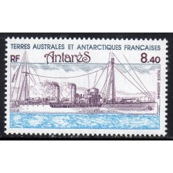 Timbre TAAF Poste aerienne Yvert 70 Bateau Antares neuf ** 1981
