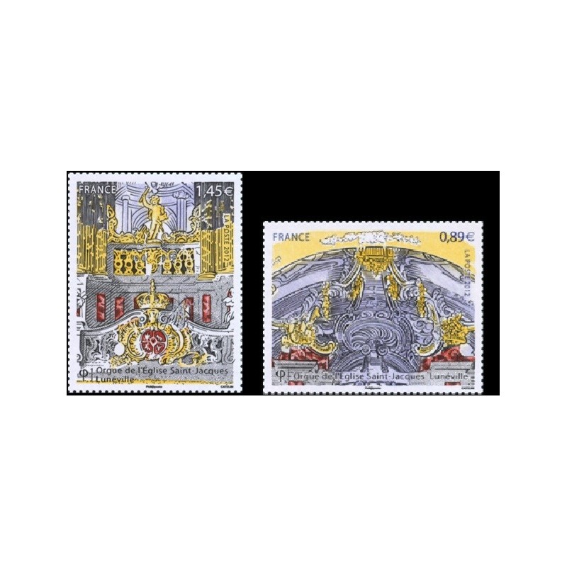 Timbre France France Yvert No 4708-4709 Orgues de Luneville