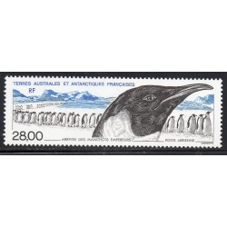 Timbre TAAF Poste aerienne Yvert 133 Manchots empereurs neuf ** 1994