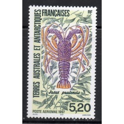 Timbre TAAF Poste aerienne Yvert 141 Langouste neuf ** 1997