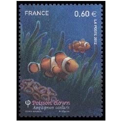 Timbre France Yvert No 4646 Poisson clown, amphiprion ocellaris