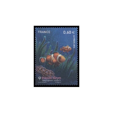 Timbre France Yvert No 4646 Poisson clown, amphiprion ocellaris