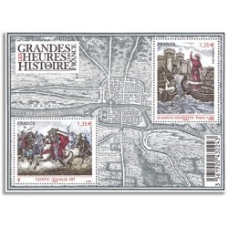 Bloc feuillet France Yvert F4704 France : Grandes Heures de L'histoire