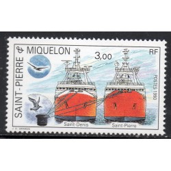 Timbre Saint Pierre et Miquelon 528 Saint-denis et Saint-Pierre neuf ** 1990