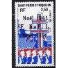 Timbre Saint Pierre et Miquelon 554 Noel neuf ** 1991